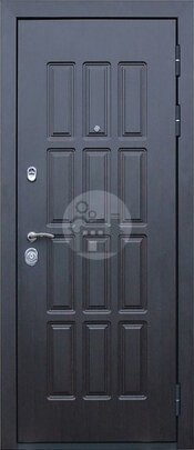 Стальная дверь для дачи, отделка МДФ, три петли-ДВ-872