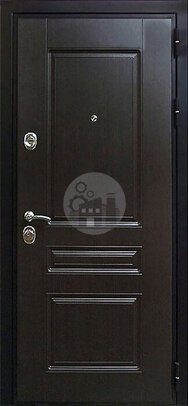 стальная дверь на дачу, двухсторонняя отделка фрезерованным мдф-ДВ-877