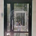 двустворчатая дверь со стеклом, с верхней вставкой ДВДВ-5