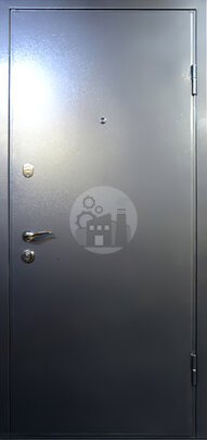 Антивандальная дверь с отделкой филенчатым МДФ внутри-ДВ-367