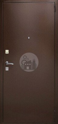входная дверь с двумя замками, отделка ламинатом внутри-ДВ-164