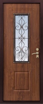 антивандальная дверь со стеклопакетом - внутренняя часть двери ДВ-1829