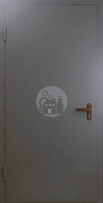 Стальная техническая дверь без глазка-ДВ-982