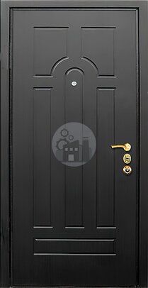 дверь в дом с порошковым покрытием и мдф-пвх - внутренняя часть двери ДВ-746